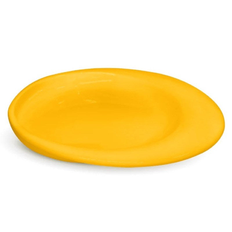 Dignity Large Scoop Plate - Yellow